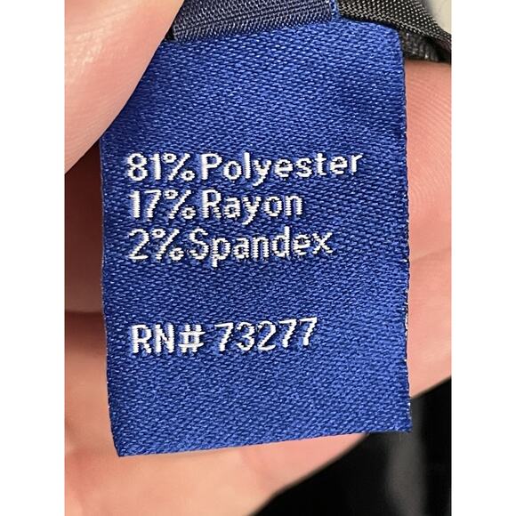 Apt 9 Pants Womens 14 Gray Pinstripe Dress Trouser Career Work - Picture 11 of 13